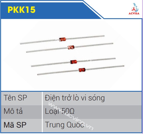 Điện trở lò vi sóng loại 50Ω (ôm) PKK15