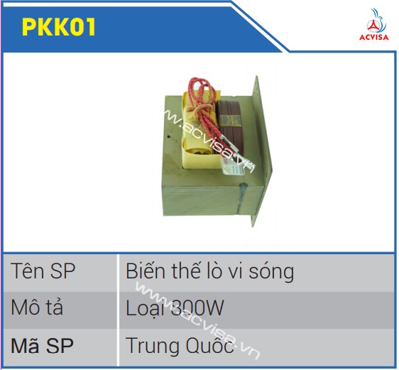Biến thế lò vi sóng 800W PKK01