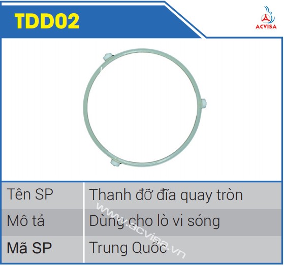 Thanh đỡ đĩa quay tròn TDD02