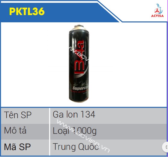 Gas lon 134 loại 1000g PKTL36