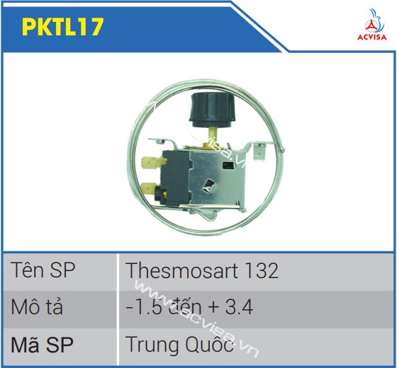 Thesmosart 132 -1.5 đến +3.4 PKTL17