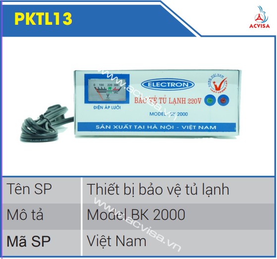 Thiết bị bảo vệ tủ lạnh PKTL13