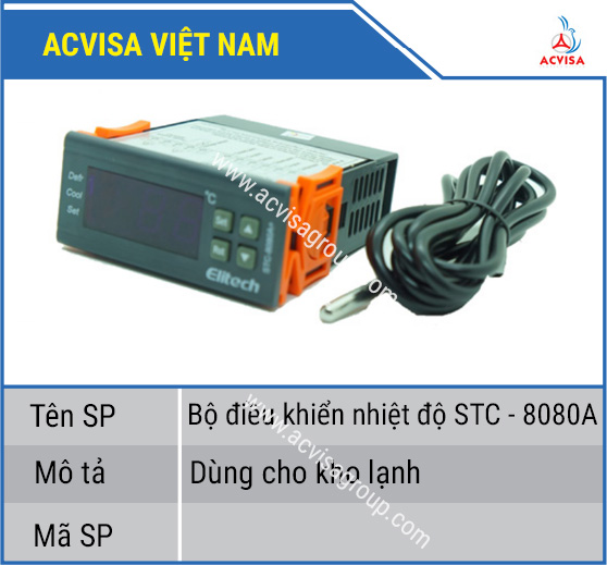 Bộ điều khiển nhiệt độ STC - 8080A
