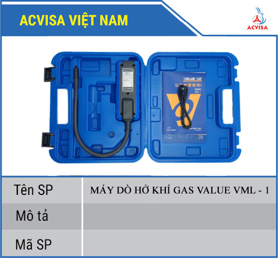 Máy dò hở khi gas Value VML - 1