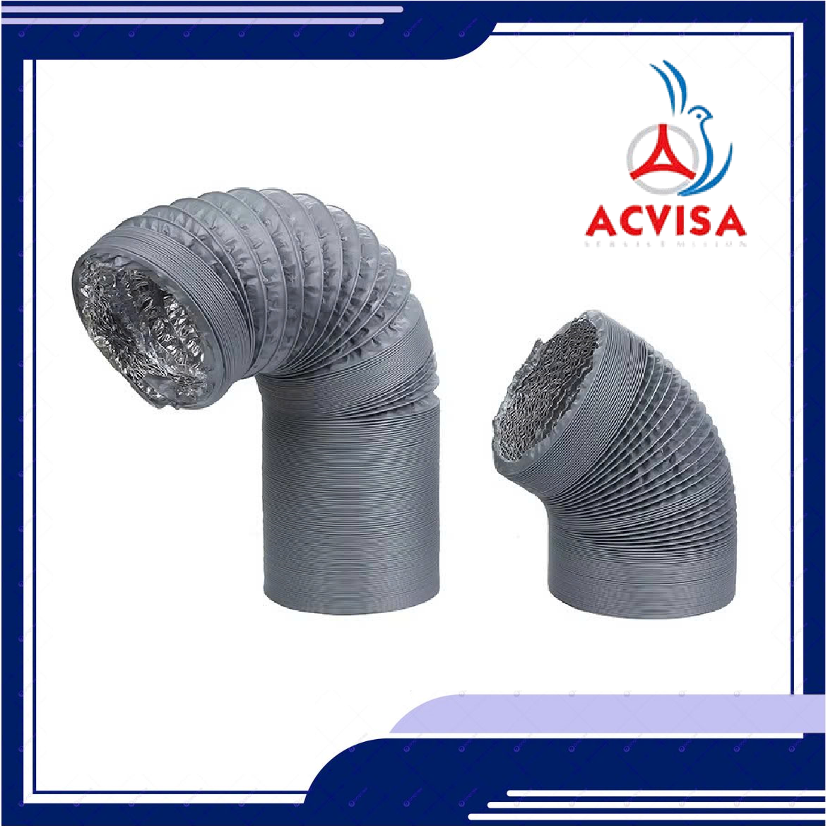 Ống gió mềm nhôm phủ PVC ACD C1P Ø250