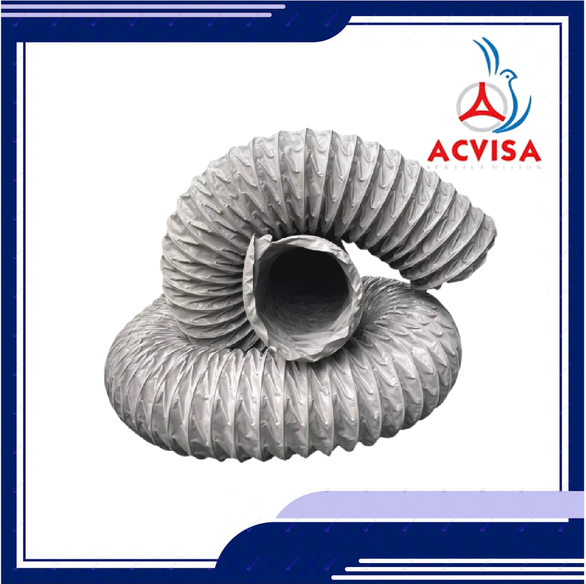 Ống gió mềm vải Tarpaulin ACD C2 Ø400