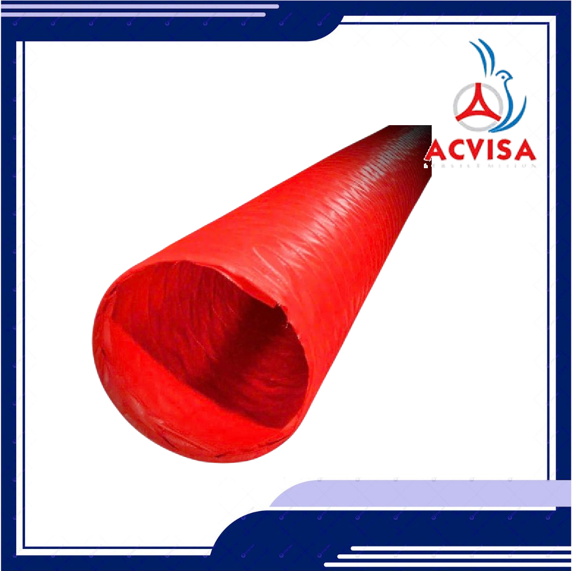 Ống gió mềm vải Tarpaulin chống cháy ACD C3 Ø300