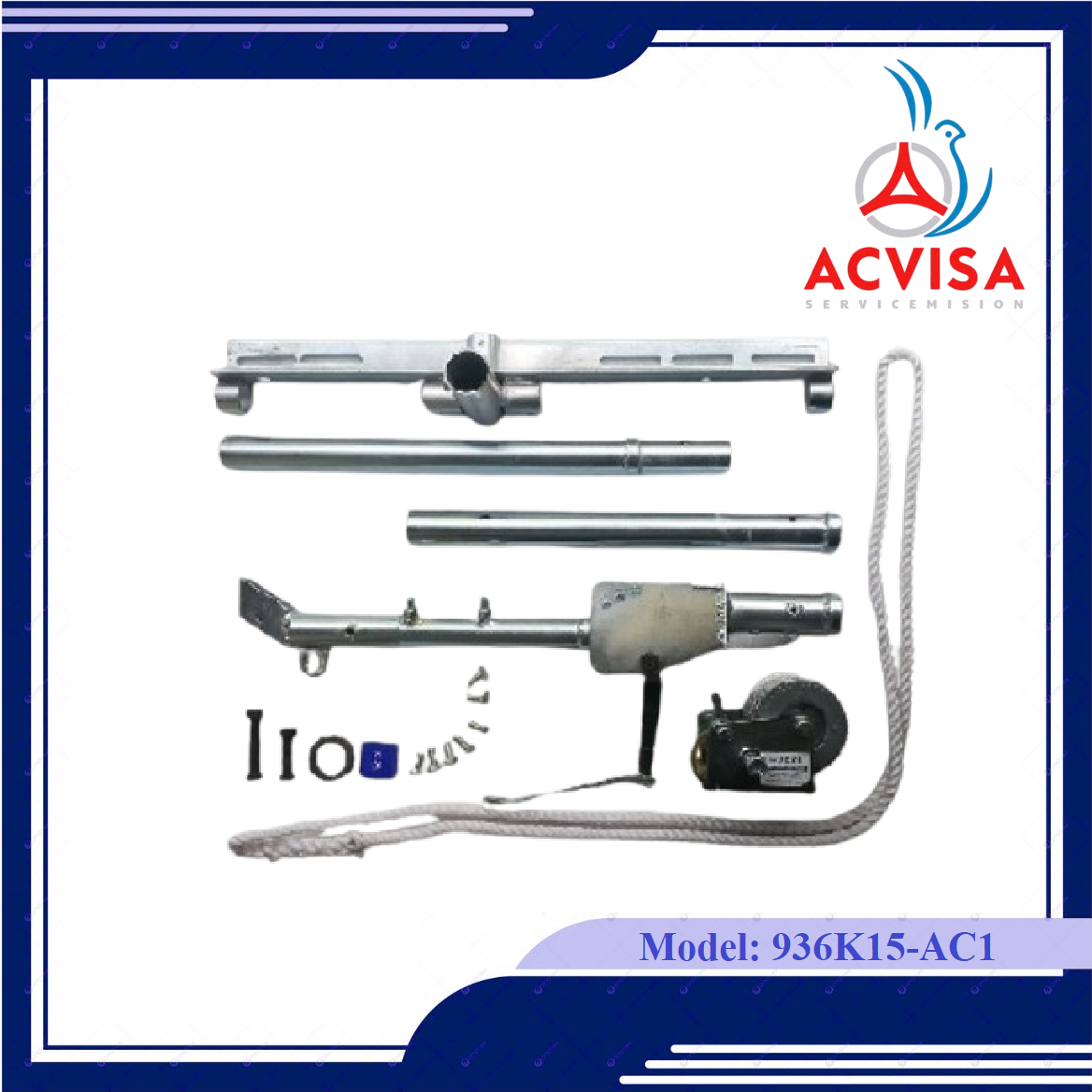 Bộ tời dàn nóng điều hòa Model: 936K15-AC1 (Cáp 15 mét)