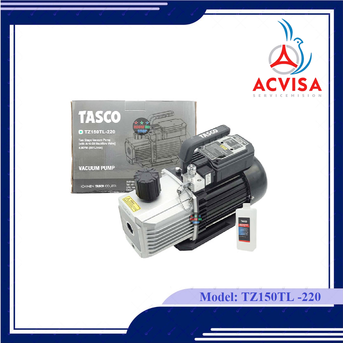 Bơm hút chân không 2 cấp Tasco TZ150TL -220