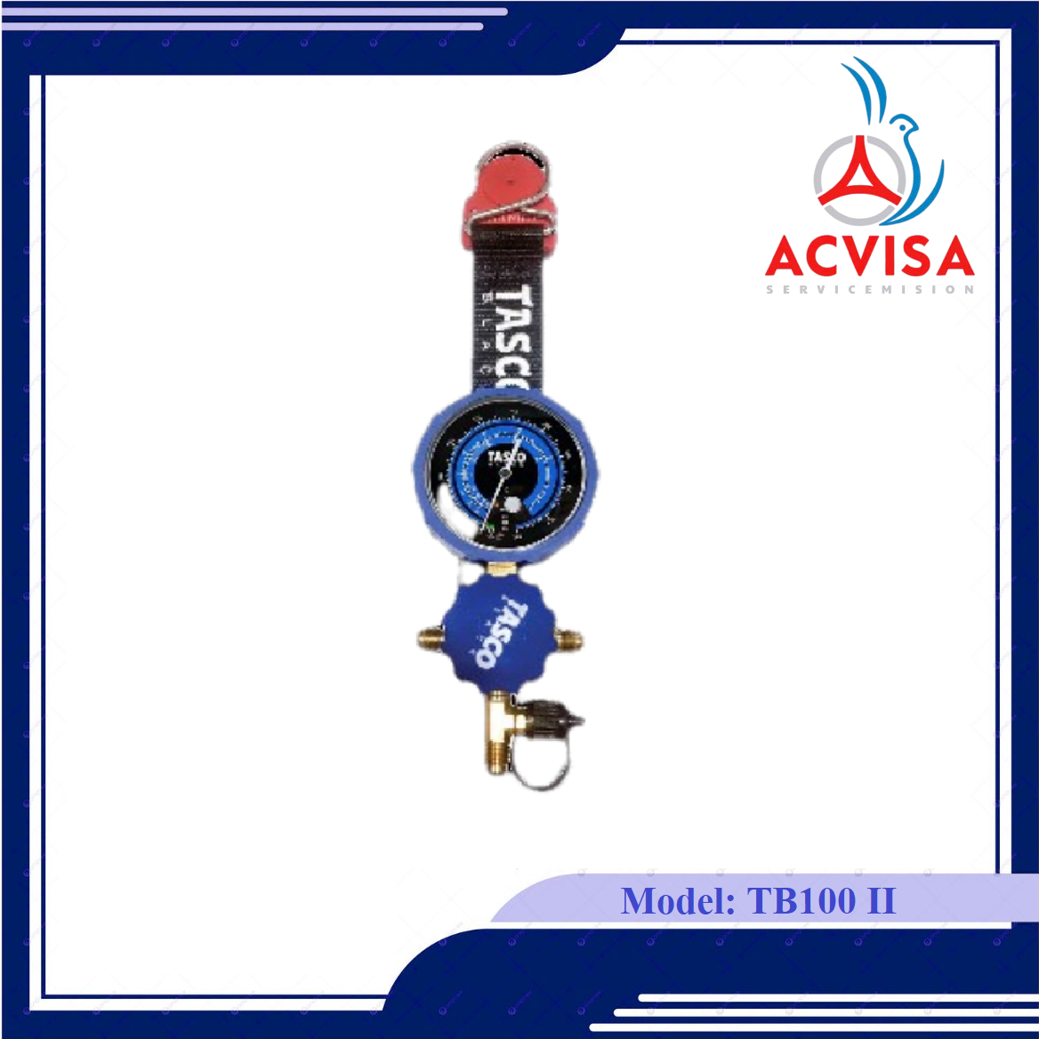 Đồng hồ nạp gas đơn Tasco Black