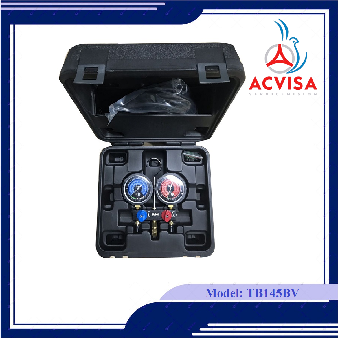 Đồng hồ nạp gas R32 có hộp đựng - Tasco